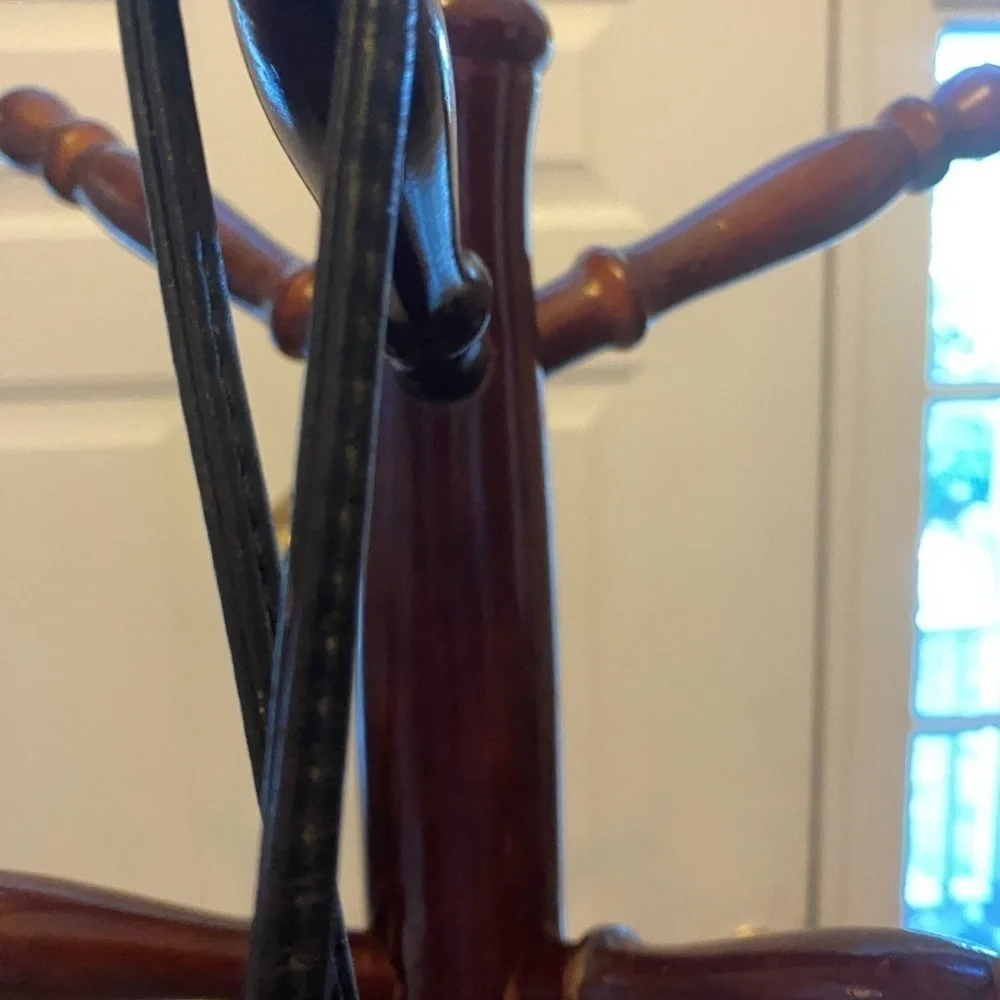 Colini HANDBAGS BLACK & GOLD LEATHER BAG WITH BOW - Picture 5 of 9